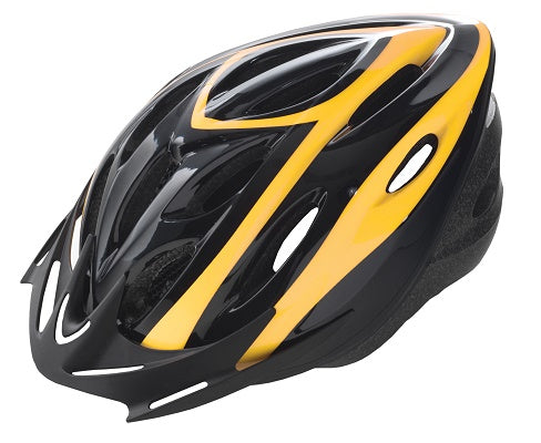 ADULT HELMET OUTMOULD L BLACK/YELLOW