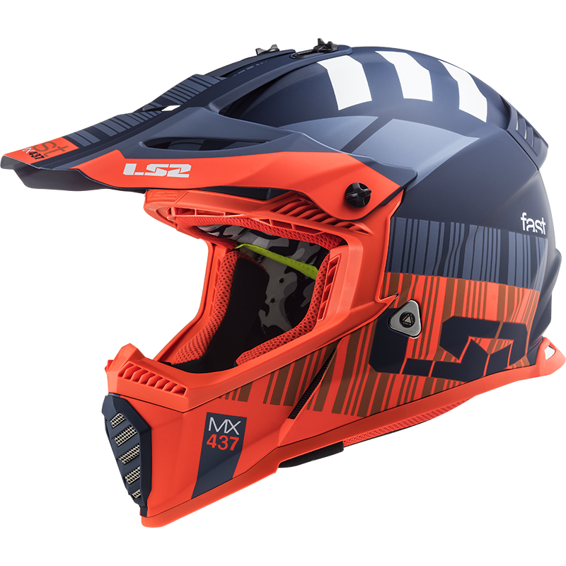 Moto Cross Enduro Helmet Ls2 MX437 FAST MINI EVO