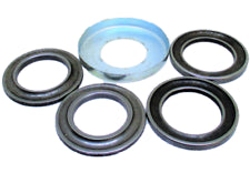 Set of F10-yesterday scooter steering caps (Malaguti), spare part 10401400