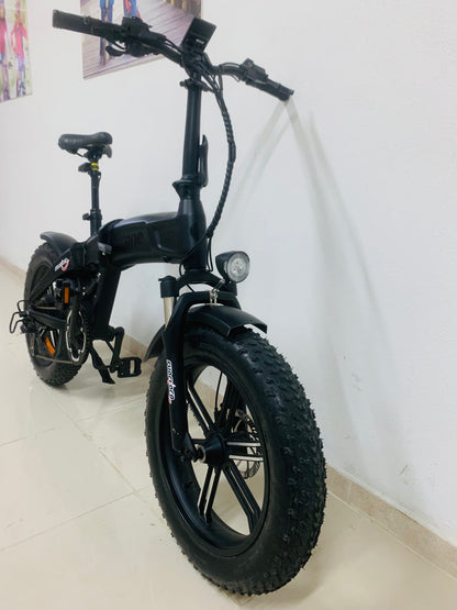 bici pedalata assistita i-con x7 black fat