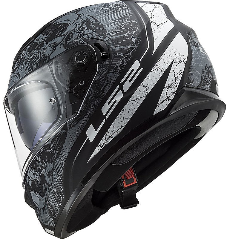 Full Face Motorcycle Helmet Double Visor Ls2 FF320 STREM EVO Throne xxs