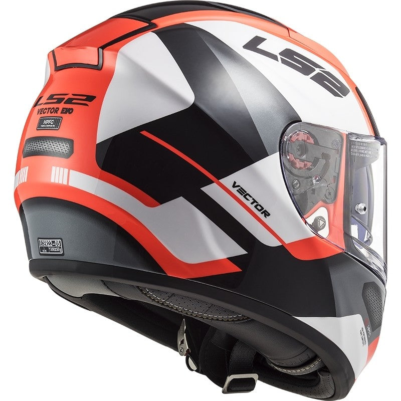 Integral Motorcycle Helmet In Fiber Ls2 FF397 VECTOR Evo Automat