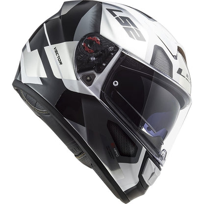 Integral Motorcycle Helmet In Fiber Ls2 FF397 VECTOR Evo Automat