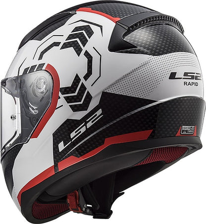 Integral Motorcycle Helmet LS2 FF353 RAPID Ghost