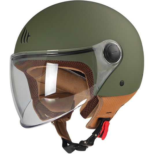 MT Helmets STREET A6 Solid Jet Motorcycle Helmet