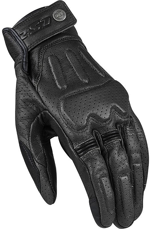 Motorcycle Gloves In Leather Custom Ls2 RUST Black CE