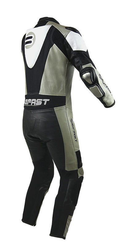 Befast Spy Racer Kid's Full Leather Minibike Suit Black